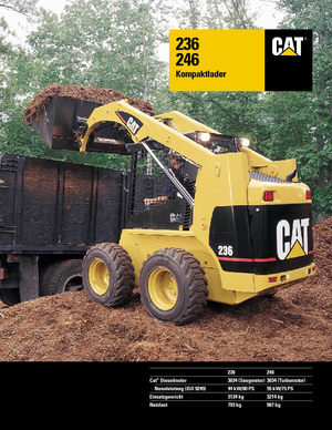 Kompaktlader Caterpillar 236