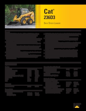 Kompaktlader Caterpillar 236D Series 3