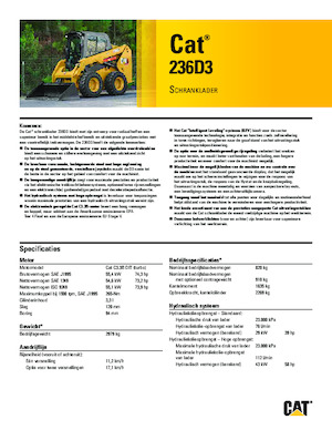Kompaktlader Caterpillar 236D Series 3