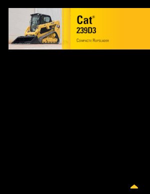 Kompaktlader Caterpillar 239D Serie 3 Deltalader