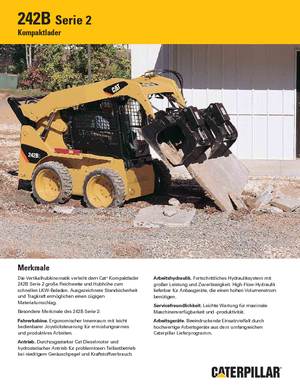 Kompaktlader Caterpillar 242B II