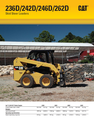 Kompaktlader Caterpillar 242D