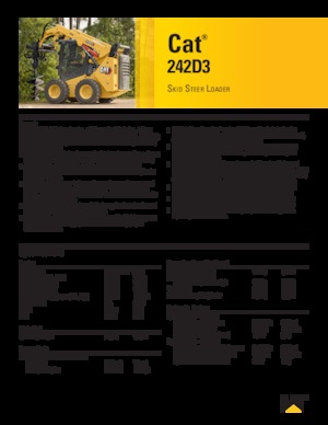 Kompaktlader Caterpillar 242D Series 3