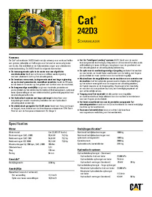 Kompaktlader Caterpillar 242D Series 3