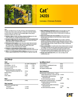 Kompaktlader Caterpillar 242D Series 3