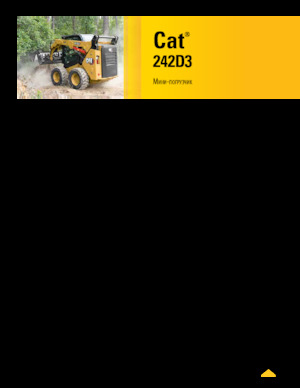 Kompaktlader Caterpillar 242D Series 3