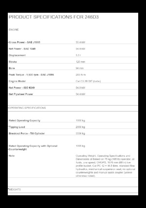 Kompaktlader Caterpillar 246D3