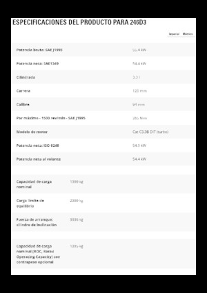 Kompaktlader Caterpillar 246D3