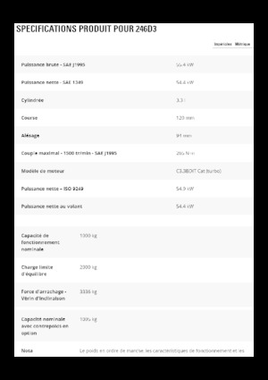 Kompaktlader Caterpillar 246D3