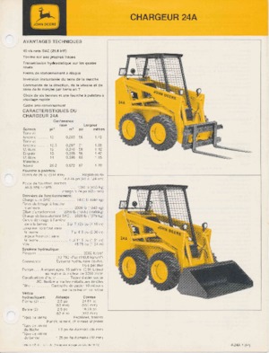 Kompaktlader John Deere Construction 24A