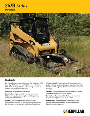 Kompaktlader Caterpillar 257B