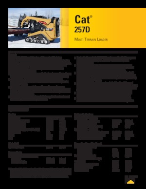 Kompaktlader Caterpillar 257D