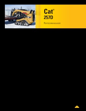 Kompaktlader Caterpillar 257D
