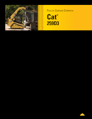 Kompaktlader Caterpillar 259D Serie 3 Deltalader