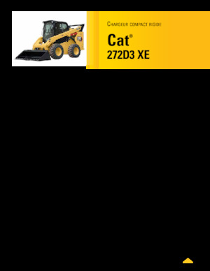 Kompaktlader Caterpillar 272D XE Serie 3