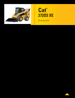 Kompaktlader Caterpillar 272D XE Serie 3