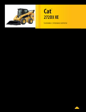 Kompaktlader Caterpillar 272D XE Serie 3