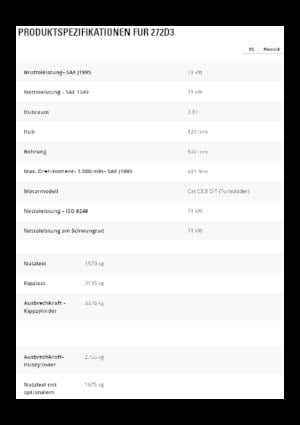 Kompaktlader Caterpillar 272D3