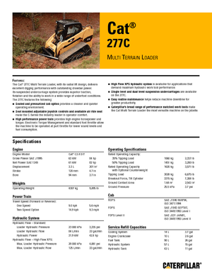 Kompaktlader Caterpillar 277C