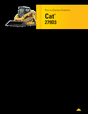 Kompaktlader Caterpillar 279D Serie 3 Deltalader