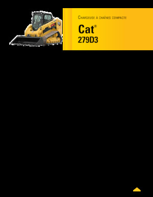 Kompaktlader Caterpillar 279D Serie 3 Deltalader