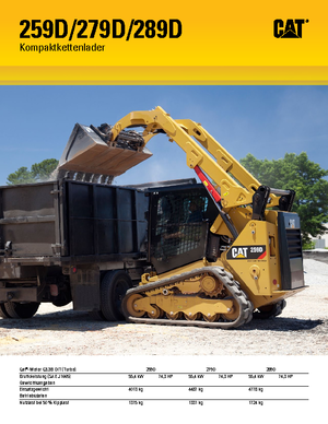 Kompaktlader Caterpillar 289D