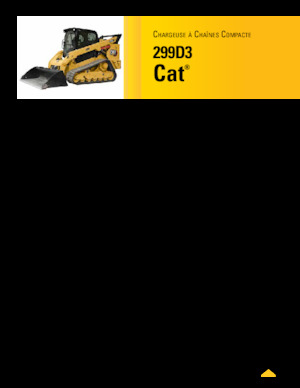 Kompaktlader Caterpillar 299D Serie 3 Deltalader