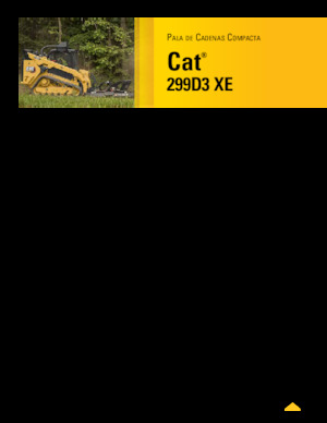 Kompaktlader Caterpillar 299D XE Serie 3 Deltalader