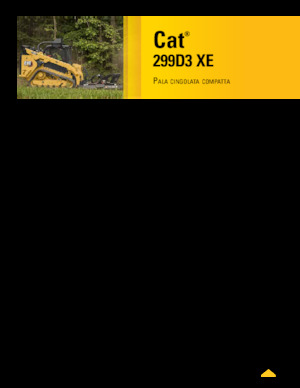 Kompaktlader Caterpillar 299D XE Serie 3 Deltalader