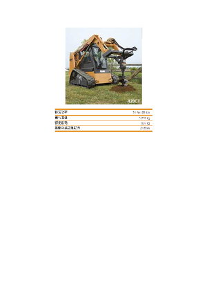 Kompaktlader Case 420 CT Tier 3