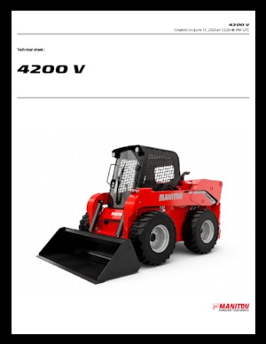 Kompaktlader Manitou 4200V