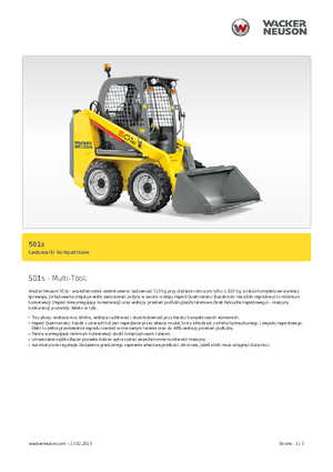 Kompaktlader Neuson 501s