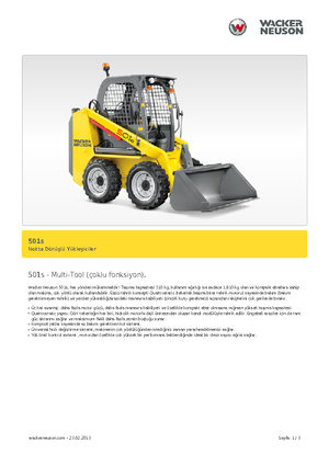 Kompaktlader Neuson 501s