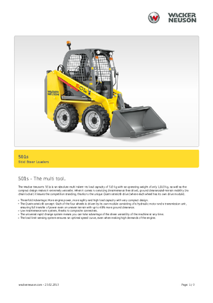 Kompaktlader Neuson 501s