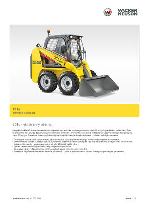 Kompaktlader Neuson 701s
