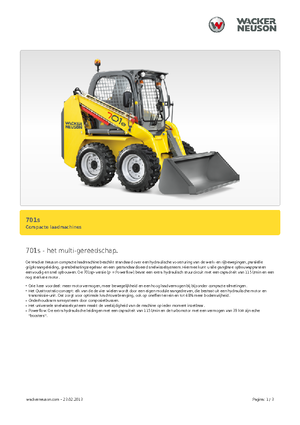 Kompaktlader Neuson 701sp