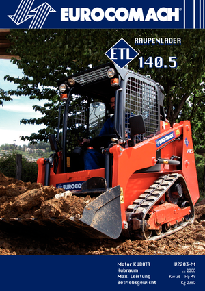 Kompaktlader Eurocomach ETL 140.5