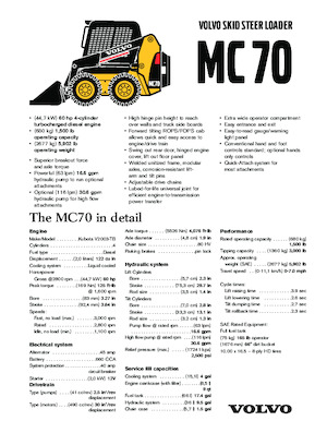 Kompaktlader Volvo MC70