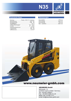 Kompaktlader Neumeier N 35