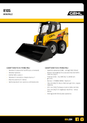 Kompaktlader Gehl R105