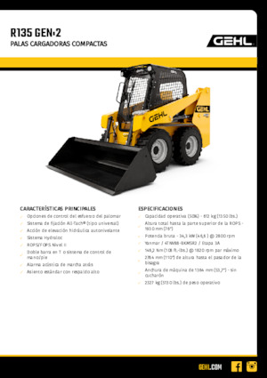 Kompaktlader Gehl R135