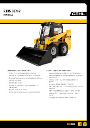 Kompaktlader Gehl R135
