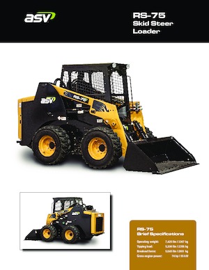 Kompaktlader ASV RS 75