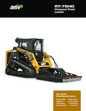 Kompaktlader ASV RT 75 Heavy Duty