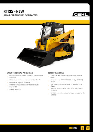 Kompaktlader Gehl RT195