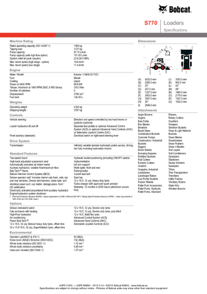 Kompaktlader Bobcat S770
