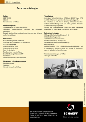 Kompaktlader Terex-Schaeff SCL 515