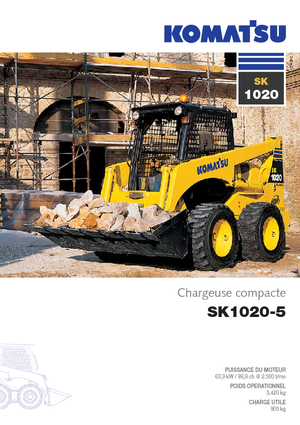 Kompaktlader Komatsu SK1020-5 turbo