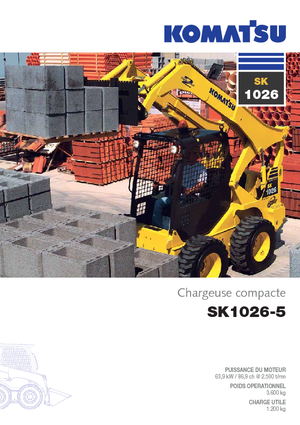 Kompaktlader Komatsu SK1026-5 turbo