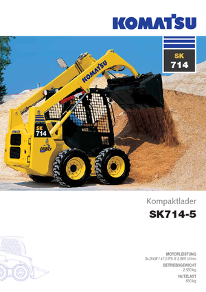 Kompaktlader Komatsu SK714-5 Super Flow